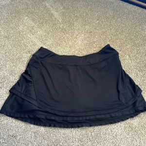 Black tennis skirt